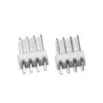 Conector Polarizado Macho 4 Terminales Rectos 2,54mm