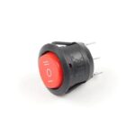 Interruptor Redondo SPDT Rojo de paso doble