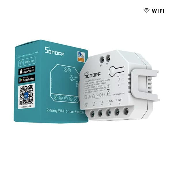 Interruptor de Pared Sonoff SwitchMan M5 WiFi 2 Canales – BLU/STORE