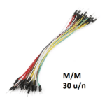 Cables Dupont para Protoboard M/M 30 Unidades
