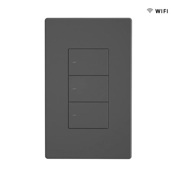 Interruptor Wifi De Pared Sin Neutro De 2 Canales - Sonoff Compatible -   - Distribuidores Oficiales