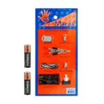 Kit Eléctrico Escolar 8 Piezas + 2 Pilas AA Duracell