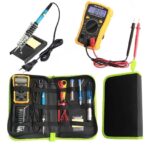 Kit Eléctrico Cautín 60W 220V Regulable con Multímetro y Accesorios