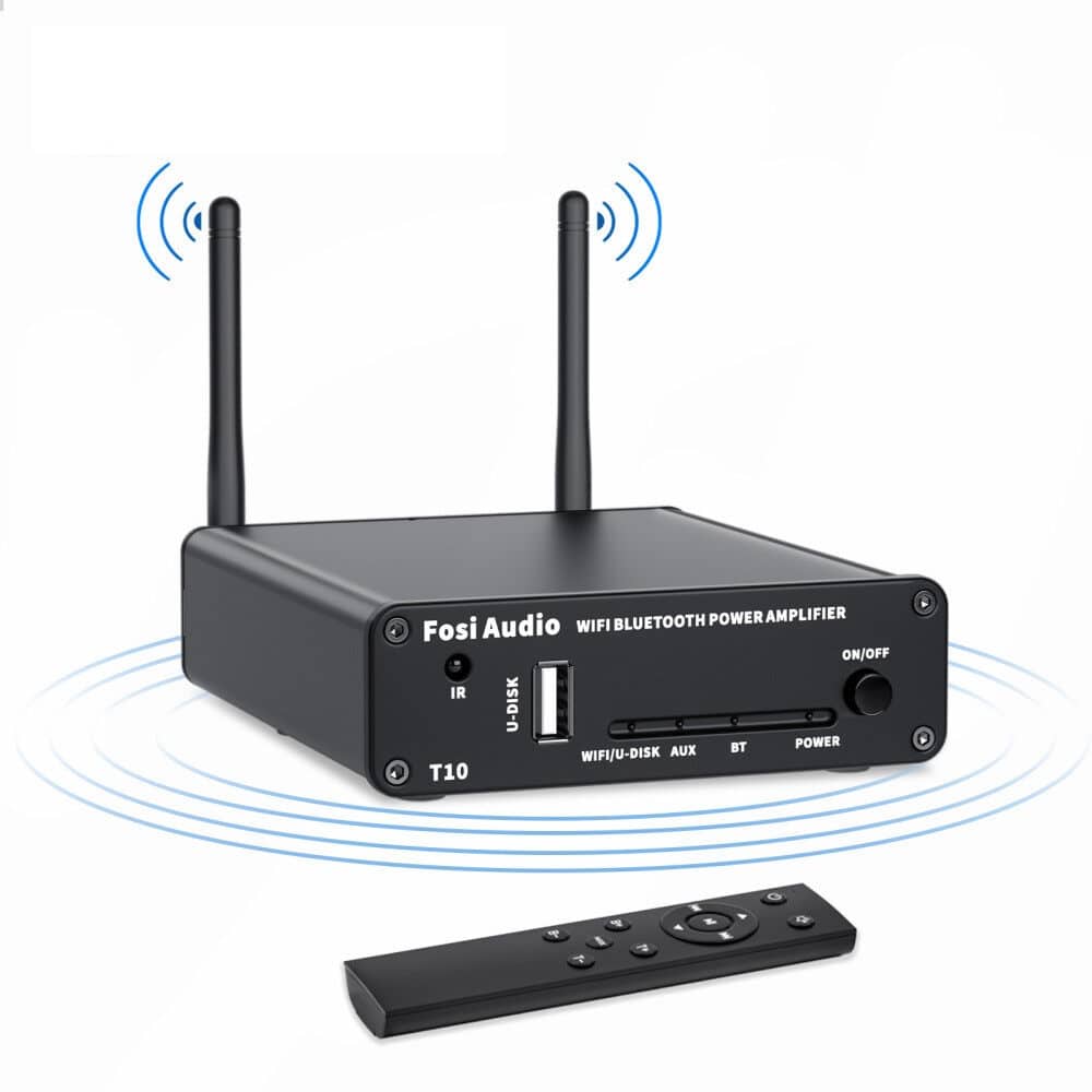 Amplificador de Audio WiFi y Bluetooth 5.0 2x100W - Fosi Audio T10 - MCI  Electronics