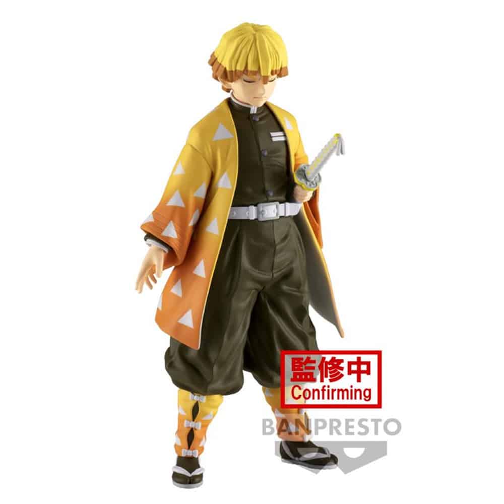 Estátua Banpresto Demon Slayer Grandista - Zenitsu Agatsuma