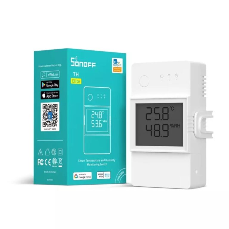 Interruttore WiFi Intelligente SONOFF THR320D Con Sensore Temperatura E Umidità - Foto 2