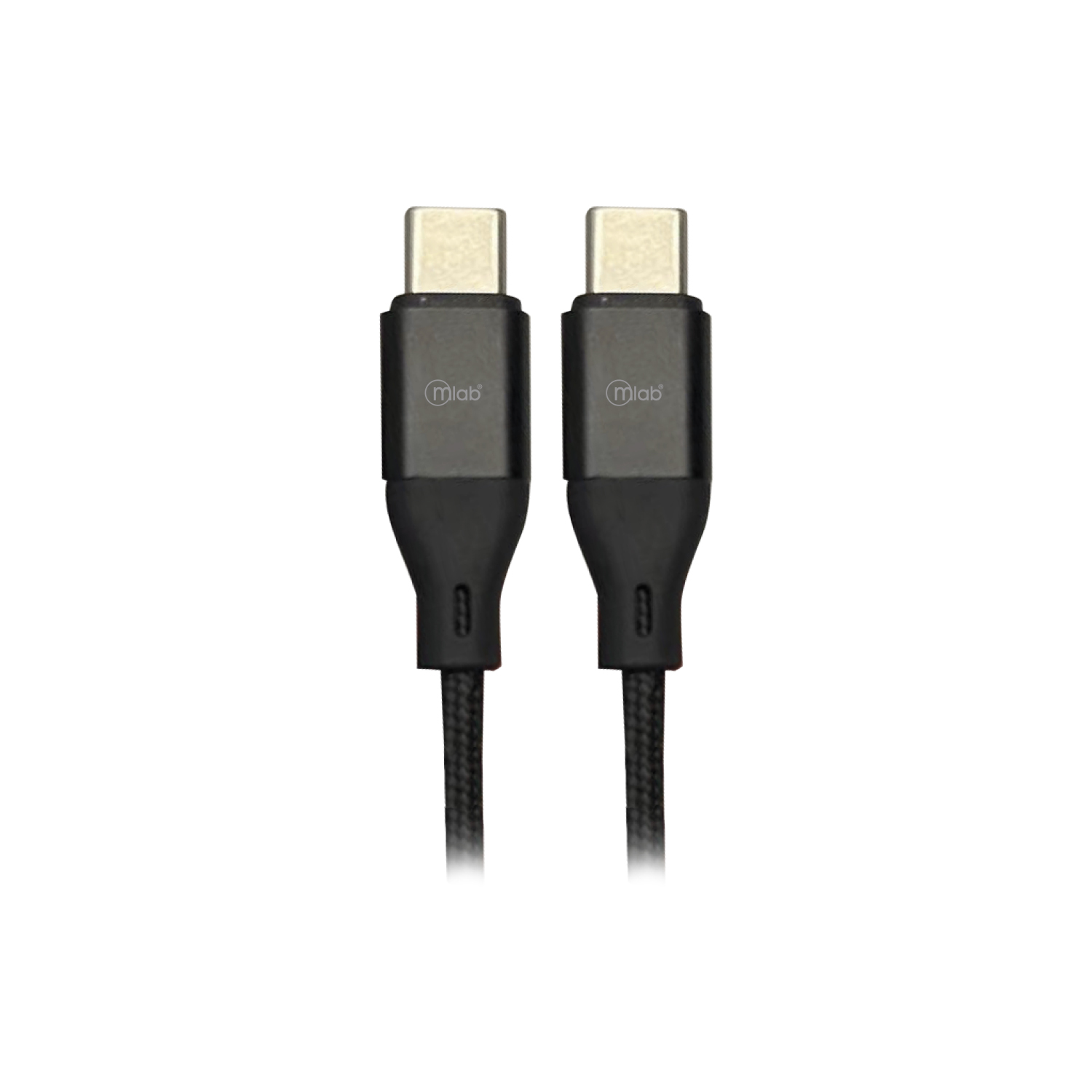 9267_1 Cable USB Tipo C a Tipo C 1m Black - Mlab - Imagen 1