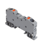 Terminal block 10 mm² con conexión push-in para riel DIN - Onka - Imagen 2