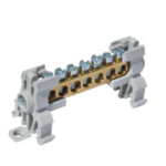 Unidad de Distribución de 7x12mm² con 7 Agujeros 2/5 un solo polo sin tapa - Onka