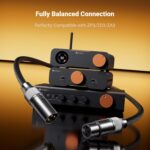 Par de Cables XLR para Sistemas de Audio 1.2m/3.9ft - Fosi  Audio - Imagen 2