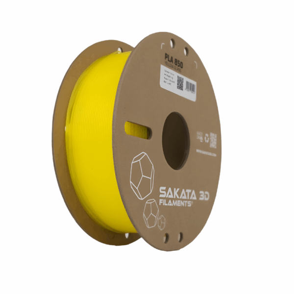 Filamento Sakata PLA 850 GLASS Color Amarillo 1.75mm 1kg