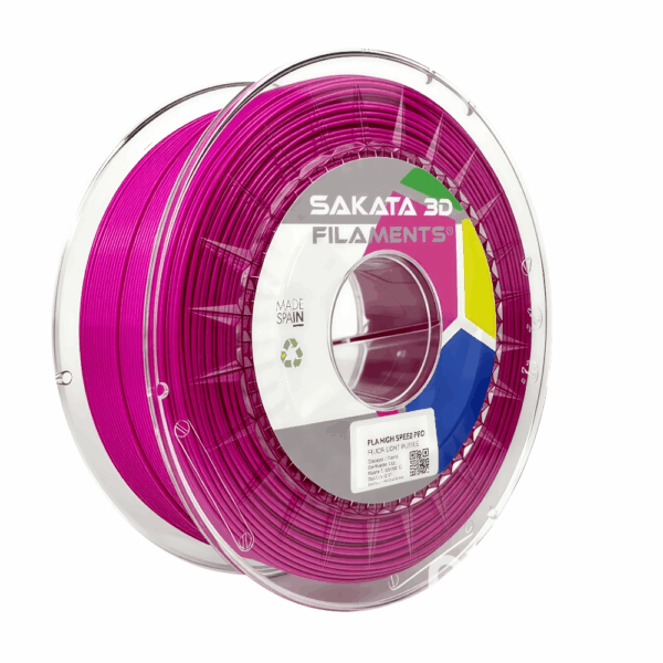 Filamento Sakata PLA High Speed PRO Color Fluor Purpura 1.75mm 1kg