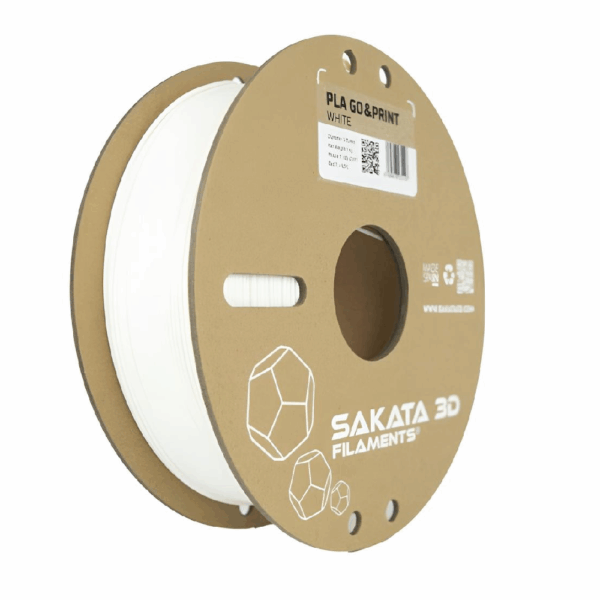 Filamento Sakata PLA GO&PRINT Color Blanco 1.75mm 1kg