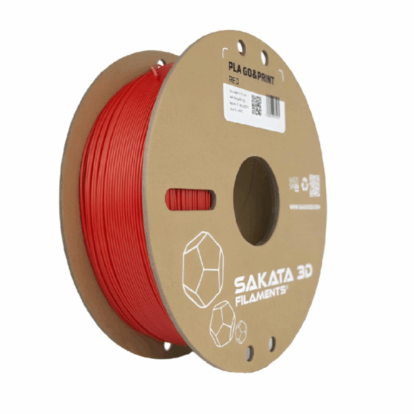 Filamento Sakata PLA GO&PRINT Color Rojo 1.75mm 1kg