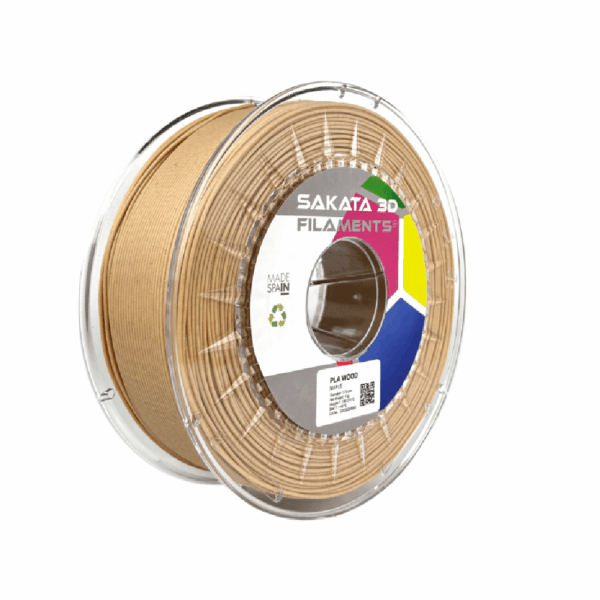 Filamento PLA Texture Madera Color Arce 1.75mm 1kg - Sakata 3D