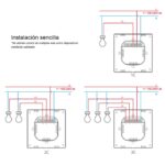 Interruptor WiFi de Pared Sonoff SwitchMan M5 Blanco 3 Canales Matter - Imagen 4