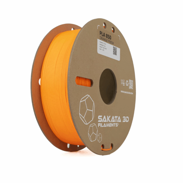 Filamento Sakata PLA 850 Color Fluor Orange Fresh 1.75mm 1kg