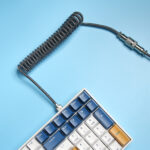 Cable USB Tipo C Trenzado - Coiled Cable Royal Kludge - Imagen 4