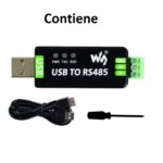 Módulo Conversor USB a RS485 Convertidor bidireccional industrial USB a RS485 - Imagen 2