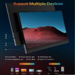 Monitor Portátil Vilva 15,6" FHD 1080P IPS con USB-C HDMI Cubierta y Altavoces Negro - Imagen 3