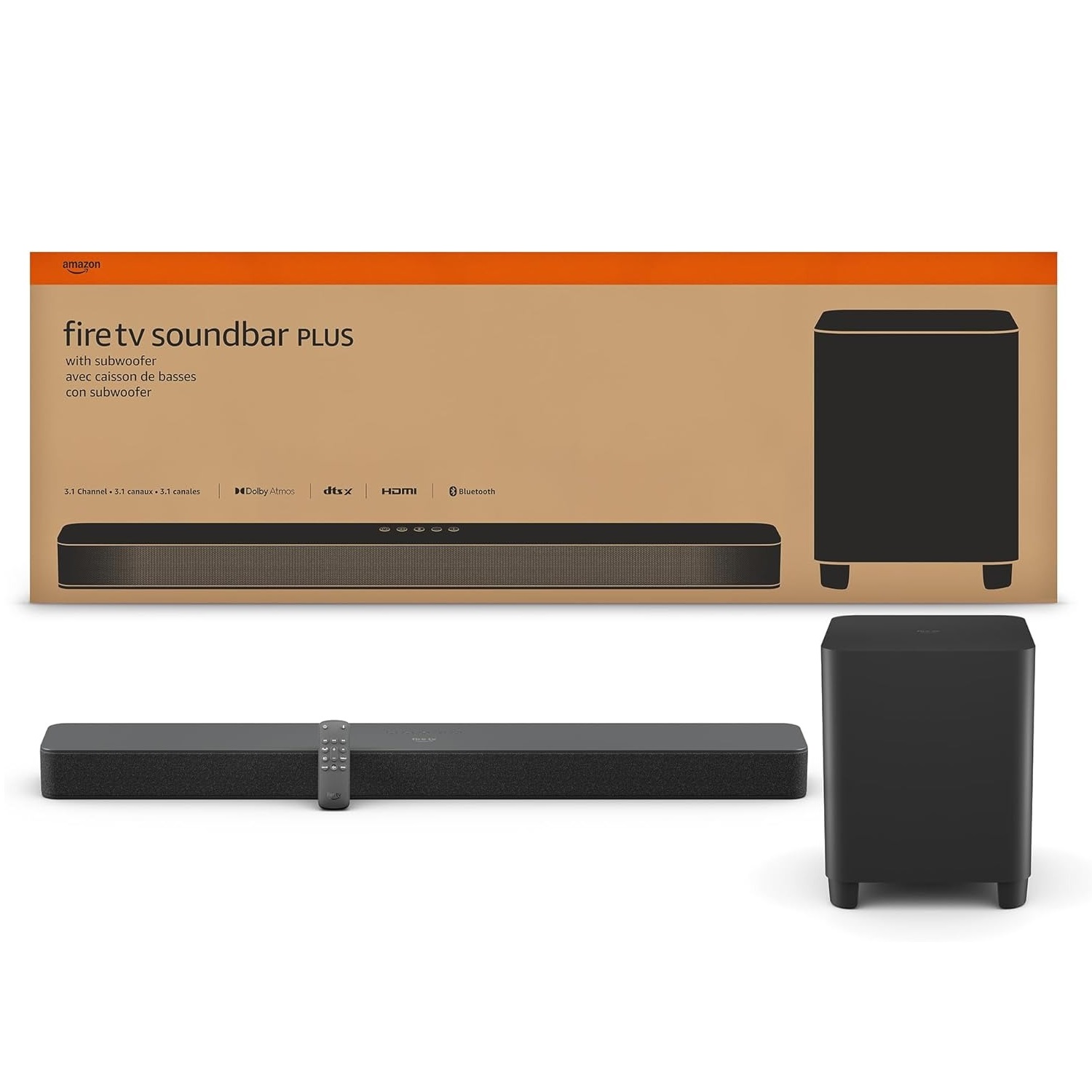専用　Amazon Fire TV Soundbar Plus Soundbar Amazon Fire TV Plus con Subwoofer (Open Box) - MCI