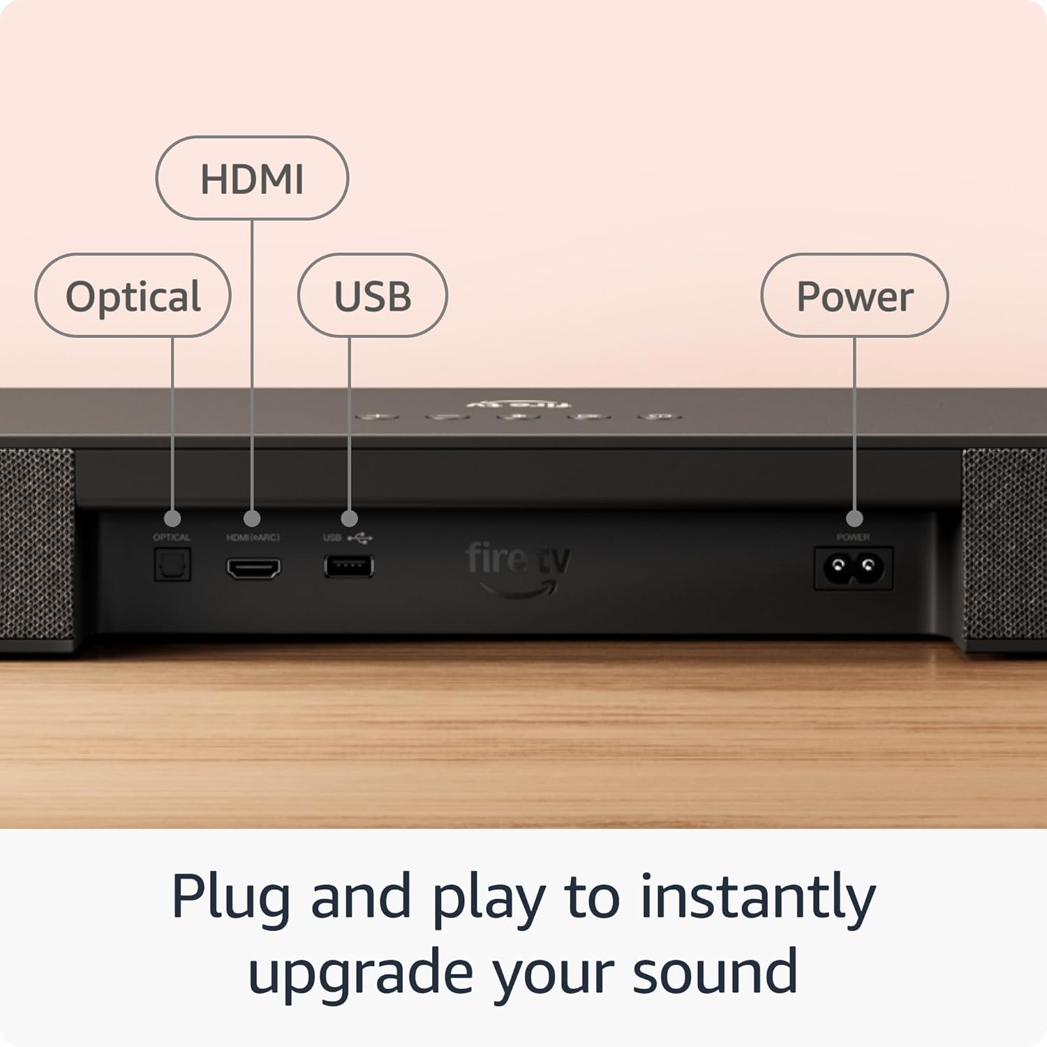 Soundbar Amazon Fire TV Plus con Subwoofer (Open Box) - MCI
