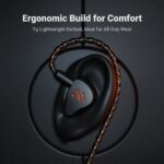 Audífonos In-Ear Fosi Audio IM4 Obsidian - Monitores Open Back HiFi IEM - Imagen 4