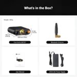 Amplificador de Audio Estéreo Bluetooth con Medidor VU - Fosi Audio MC101 - Imagen 6
