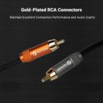 Par de Cables RCA 30cm para Sistemas de Audio - Fosi Audio - Imagen 3