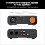 DAC HiFi Amplificador de Audífonos Balanceado y Preamplificador – Fosi Audio ZH3 - Imagen 4