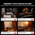Amplificador de Audio Bluetooth a Tubos con Medidor VU - Fosi Audio MC331 - Imagen 6
