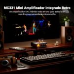 Amplificador de Audio Bluetooth a Tubos con Medidor VU - Fosi Audio MC331 - Imagen 3