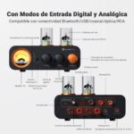 Amplificador de Audio Bluetooth a Tubos con Medidor VU - Fosi Audio MC331 - Imagen 2