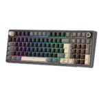 Teclado Mecánico Royal Kludge RK R98 Pro Phantom 98% Español RGB Cream Switch Hot-Swap USB-C