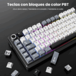 Teclado Mecánico Inalámbrico RK L75 Knight Black 75% con Teclas Macros – Royal Kludge - Imagen 3