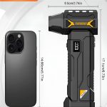 Turbo Jet Fan 2 en 1 Soplador y Aspiradora Portátil 580000RPM USB C Recargable - Imagen 3