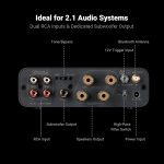 Amplificador de Audio Bluetooth 300W 2.1 Hi-Res Audio - Fosi Audio BT20A MAX - Imagen 3