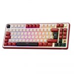 Teclado Mecánico RK Royal Kludge RK X87 Bordeaux Red 87% Español