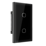 Interruptor WiFi de Pared Sonoff TX Gen2 de 2 Canales con Matter Color Negro