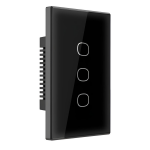Interruptor WiFi de Pared Sonoff TX Gen2 de 3 Canales con Matter Color Negro