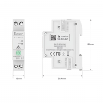Interruptor WiFi Sonoff Basic-1GSP Riel DIN 32A con Medición de Energía (Compatible con Matter) - Imagen 3