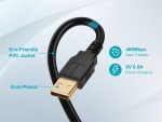 Cable USB a Mini USB Premium Monoprice Chapado en Oro - 3m - Imagen 4
