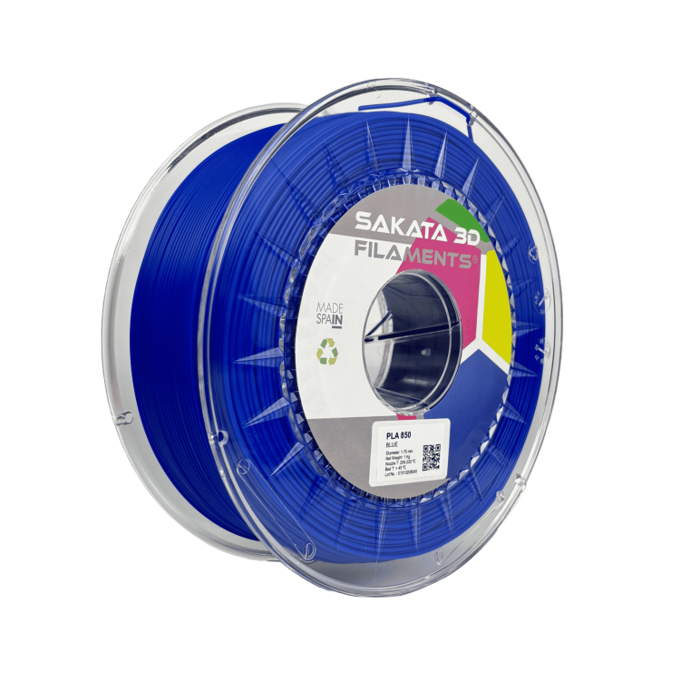 pla850azul Filamento PLA 850 Color Azul 1.75mm 1kg - Sakata 3D - Imagen 1