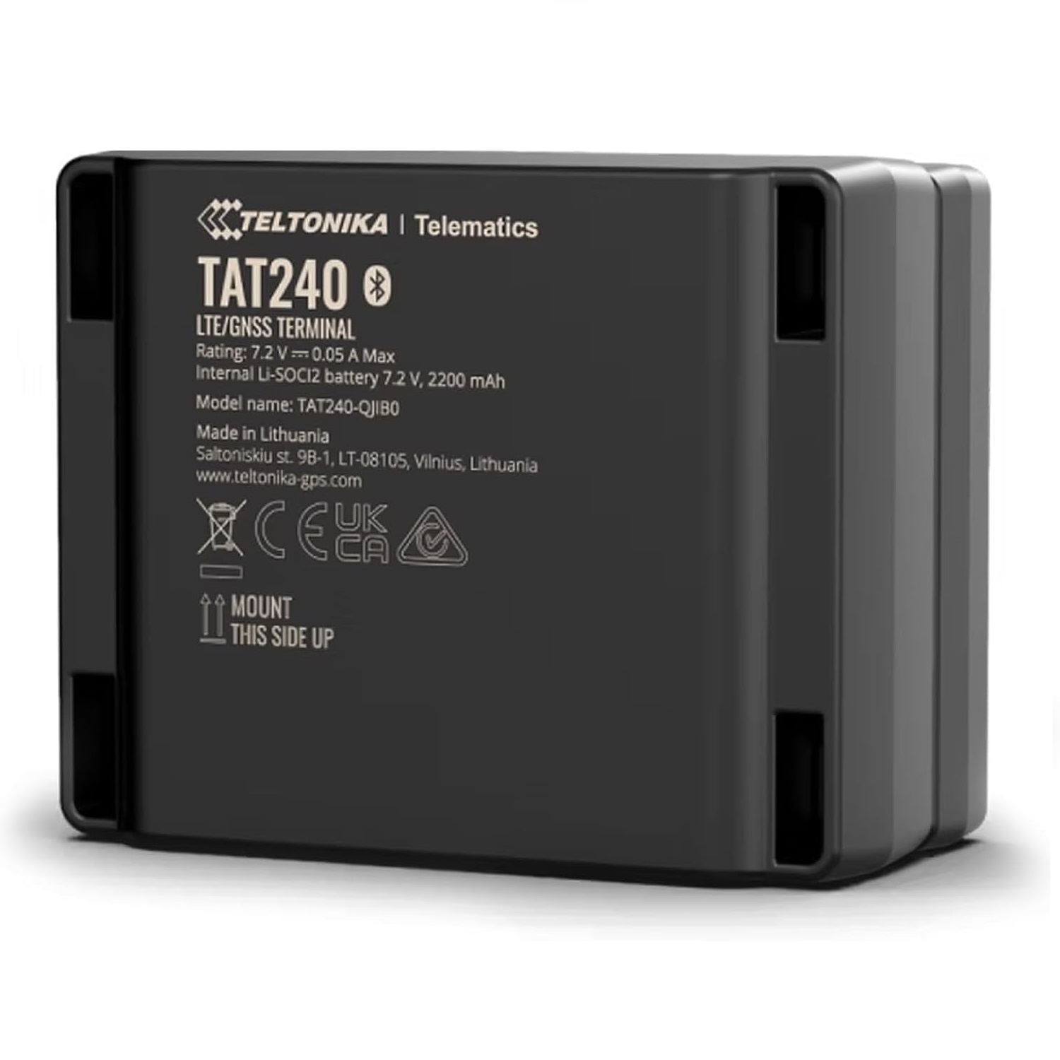 TAT240 Rastreador GPS 4G LTE Cat 1 para Activos con Detección Antimanipulación - Teltonika TAT240 - Imagen 1