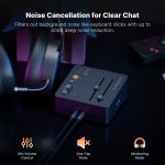 Fosi Audio C3 StepSense DAC Amplificador de Audífonos Gaming HiFi USB-C - Imagen 2