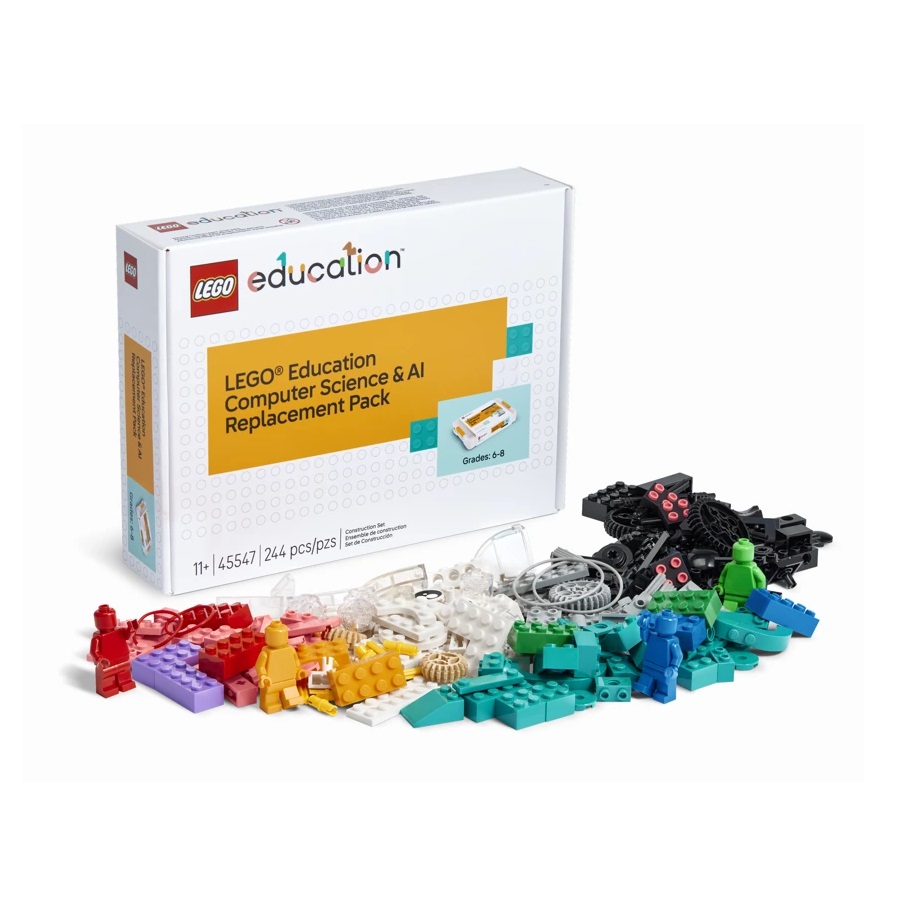 Computer Science & AI Replacement Pack 6-8 Kit Repuesto LEGO Education Tecnología e Inteligencia Artificial 6-8 – 244 Piezas - Imagen 1