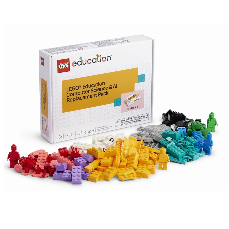 Computer Science & AI Replacement Pack K–2 Kit Repuesto LEGO Education Tecnología e Inteligencia Artificial K-2 – 189 Piezas - Imagen 1