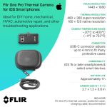 Cámara Termográfica FLIR ONE Pro USB-C para iPhone y iPad - Imagen 4