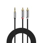Cable Auxiliar Jack 3.5mm a RCA Estéreo 1.8m - Monoprice - Imagen 2